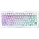 GravaStar Клавиатура механическая Mercury K1 Lite 80keys, GravaStar x BSUN Grey, BT/WL/USB, RGB, Crystal Aurora (GSK1LITE_XTAL_AUROA)