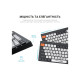 Клавиатура OfficePro SK985BO Bluetooth/Wireless UA Black/White (SK985BO)