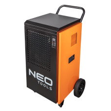 Neo Tools Industrial dehumidifier, 950W, 250m2, 400m3/h, outlet 70l/day, continuous drain, LCD display, operating time programming, IP22 (90-161)