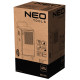 Neo Tools Industrial dehumidifier, 950W, 250m2, 400m3/h, outlet 70l/day, continuous drain, LCD display, operating time programming, IP22 (90-161)