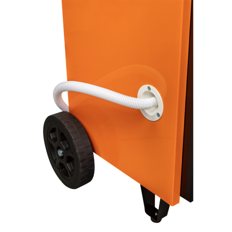 Neo Tools Industrial dehumidifier, 950W, 250m2, 400m3/h, outlet 70l/day, continuous drain, LCD display, operating time programming, IP22 (90-161)