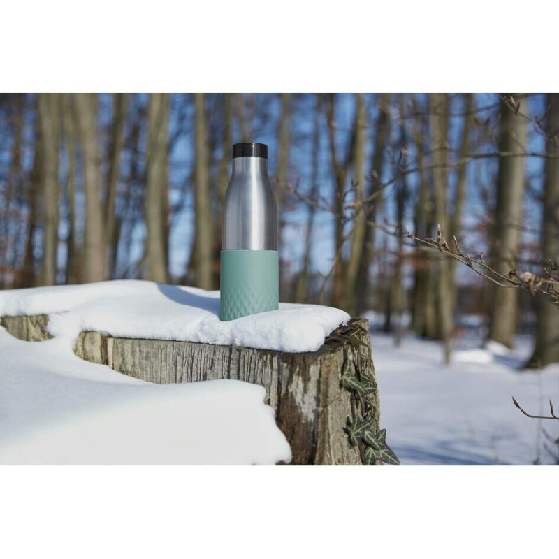Tefal Thermal bottle Bludrop, 500ml, diam70, t cold 24h, hot 12h, stainless steel+plastic, green (N3110610)