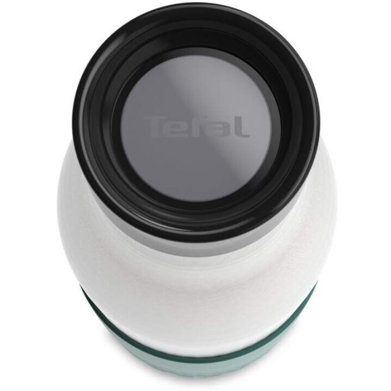 Tefal Thermal bottle Bludrop, 500ml, diam70, t cold 24h, hot 12h, stainless steel+plastic, green (N3110610)
