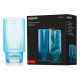ARDESTO Long glasses set, 380ml, 2pcs, glass, blue (AR2638SBL)