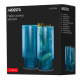 ARDESTO Long glasses set, 380ml, 2pcs, glass, blue (AR2638SBL)