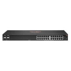 HPE HPE Aruba 6100 24G 4SFP+ Switch, 24xGE, 4xGE, 4x10GE SFP Ports, LT Warranty (JL678A)