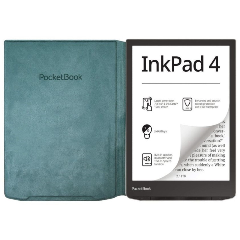 PocketBook cover 743 Flip series, light grey (HN-FP-PU-743G-SG-CIS)