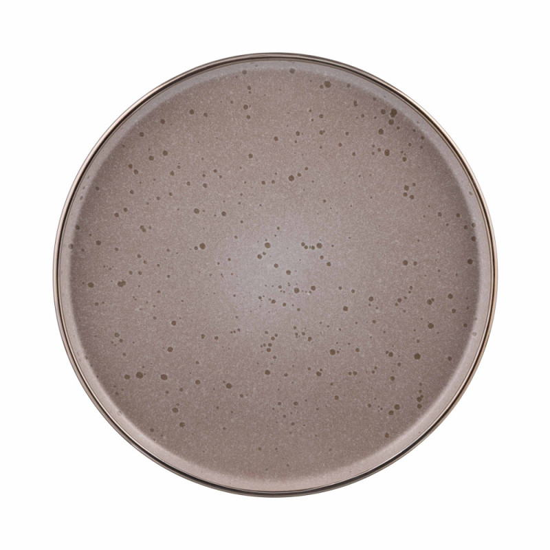 ARDESTO Dinner plate Fasano, 26cm, ceramic, gray-brown (AR0426GB)