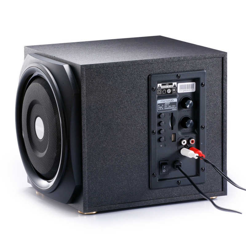 Microlab Акустическая система TMN-9U 2.1, 40W, mini-jack, USB, SD, черный