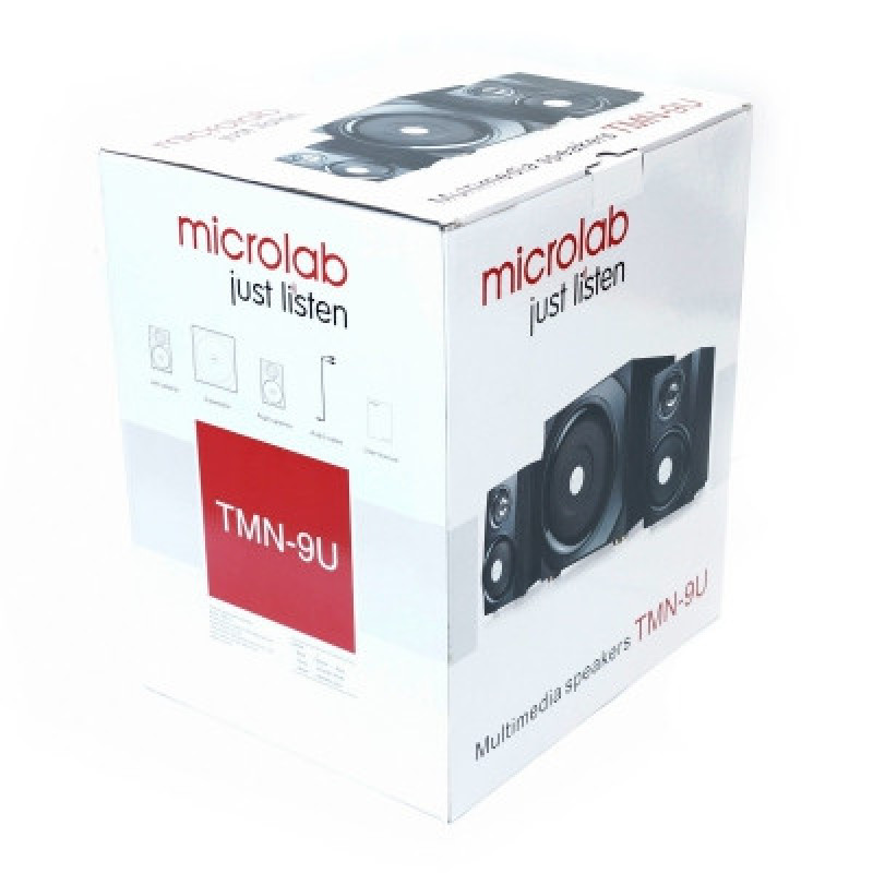 Microlab Акустическая система TMN-9U 2.1, 40W, mini-jack, USB, SD, черный