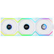 Кулер для корпуса Lian Li UNI Fan SL WIRELESS LCD 120-3, White (G99.12SLLCD1W3W.00)