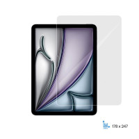 2E Захисне скло для iPad Air 11" (2024), 2.5D, прозорий (2E-IP-IPD-A11-LT2.5D-CL)