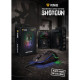 Мышка YENKEE YMS 3030BK Shotgun USB Black (45015501)
