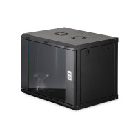 Digitus Шафа DIGITUS 19", 9U, Wall Mounting Dynamic-N, 600x450 мм, 60кг максимально, розібрана, чорна (DN-37105)