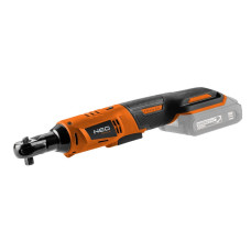 Neo Tools Energy+ cordless ratchet 18V 250rpm 60Nm 3/8  adapter 1/2  0.89kg without battery and spare part (04-603)