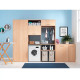 Indesit Indesit Washer-dryer front load, 7(5)kg, 1200, A, 54cm, display, white (EWDE7528WEU)