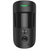 Ajax Бездротовий датчик руху з камерою, з покращеною фотофіксацією та фото по запиту Ajax HDR MotionCam PhOD black, Jeweller, чорний (000053985)