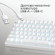 Клавиатура Ajazz AK820 Red Switch USB-C UA White (AK820-R-W)