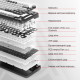 Клавиатура Ajazz AK820 Red Switch USB-C UA White (AK820-R-W)