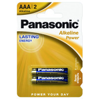 Батарейка Panasonic AAA LR03 Alkaline Power * 2 (LR03REB/2BP)