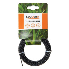 SEQUOIA Ліска косильна SEQUOIA 1.6мм 15м кручений квадрат (TL1.6-L15-PROFI)