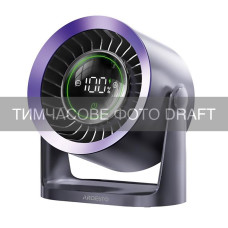 ARDESTO Desktop fan OneBreeze FT-M75GR desktop/wall-mounted, 12cm, electric control, display, rechargeable, USB-A Type-C, grey