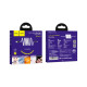 Дата кабель USB 2.0 AM to Lightning 1.0m 2.4A silicone X21 black+white HOCO (6931474711816)