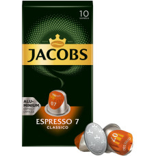 L`OR Jacobs  сoffe capsules Espresso Classico, arabica/robusta blend, 10pcs, Nespresso (8711000371176)