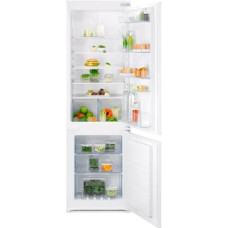 Electrolux Built-in refrigerator with bottom freezer, 177x55x55, refrigerator compartment 192 l, freezer compartment 61 l, 2 doors, E, Combi, inv., white (ENT6NE18S)