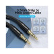 Кабель мультимедийный 3.5mm M to 3.5mm M 1.5m black Vention (BAXBG)