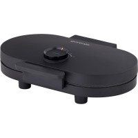 Gorenje Mini grill 1200W, aluminum, waffle plate, metal body, black (WM1200B)