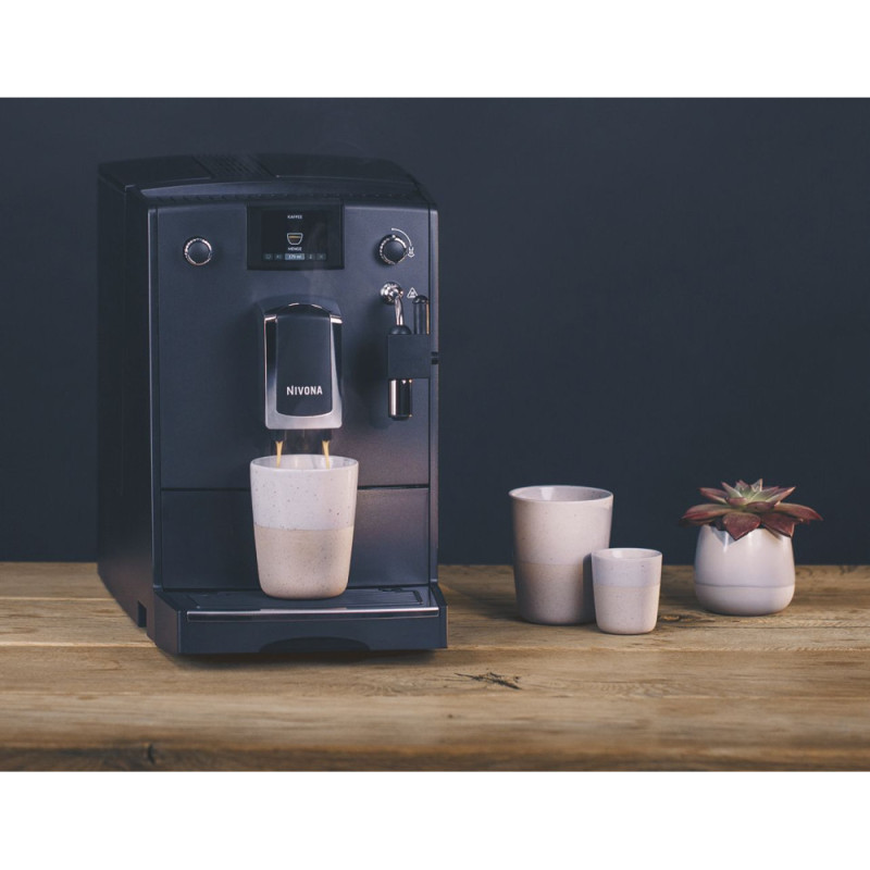 Nivona Coffee machine CafeRomatica, 2,2L, hand capuchino maker, auto recipe-5, black (NICR550)