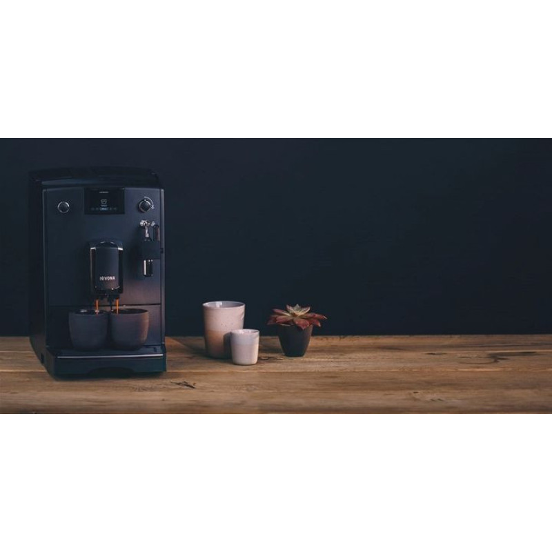 Nivona Coffee machine CafeRomatica, 2,2L, hand capuchino maker, auto recipe-5, black (NICR550)