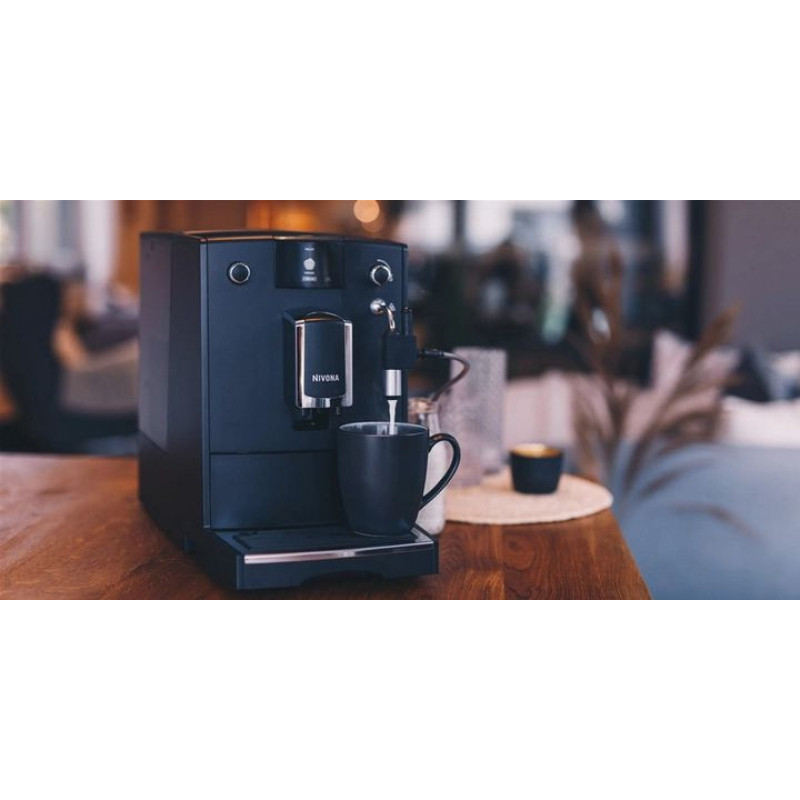 Nivona Coffee machine CafeRomatica, 2,2L, hand capuchino maker, auto recipe-5, black (NICR550)