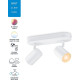 WiZ Surface-mounted spotlight smart IMAGEO Spots, 2х5W, 2200-6500K, RGB, Wi-Fi, white (929002658801)