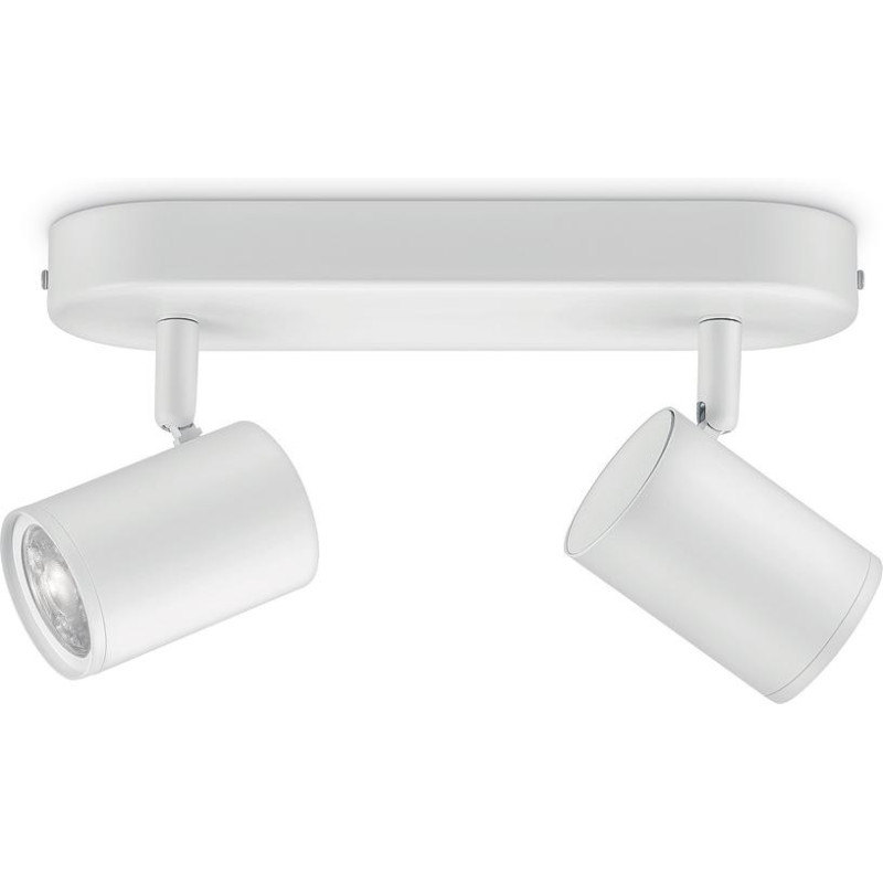 WiZ Surface-mounted spotlight smart IMAGEO Spots, 2х5W, 2200-6500K, RGB, Wi-Fi, white (929002658801)