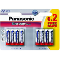 Panasonic EVERYDAY POWER AA[BLI 8 (6+2) ALKALINE] (LR6REE/8B2F)