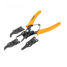 Tolsen Snap Ring Pliers, 4 Nozzles, 10-25mm, 160mm (10100T)