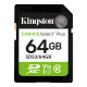 Kingston Карта памяти Kingston SD 64GB C10 UHS-I V10 R100MB/s (SDS3/64GB)