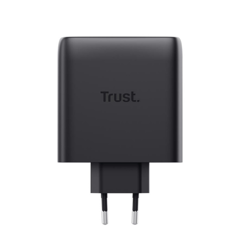 Trust Зарядний пристрій мережевий Maxo 100Вт, GaN, 2xUSB-C ,PD/PPS, чорний (25527_TRUST)