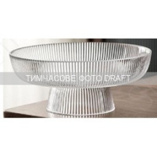 ARDESTO Фруктівниця Ardesto Iceberg 26х11см, скло, прозорий (AR5043)