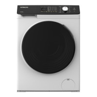 Hitachi WM front load, 8kg, 1400, A+++, 60cm, display, steam, invertor, black door, white (BD-802HVOW)
