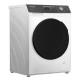 Hitachi WM front load, 8kg, 1400, A+++, 60cm, display, steam, invertor, black door, white (BD-802HVOW)