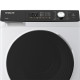 Hitachi WM front load, 8kg, 1400, A+++, 60cm, display, steam, invertor, black door, white (BD-802HVOW)