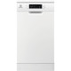Electrolux Dishwasher, 10 place settings, E, 45 cm, display, inverter, 3rd basket, white (ESS43210SW)