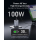 Зарядное устройство Anker GaNPrime 100W 2xUSB-C PD + 1xUSB-A Foldable Silver (A2688341)