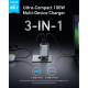 Зарядное устройство Anker GaNPrime 100W 2xUSB-C PD + 1xUSB-A Foldable Silver (A2688341)