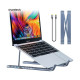 Порт-репликатор Choetech USB-C 7-in-1 (HDMI/PD/картридер/USB-A/USB-C) Docking Station (HUB-M48-GY)