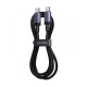 Дата кабель USB-C to USB-C 1.0m 100W 480Mbps black Ugreen (65832)
