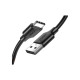Дата кабель USB 2.0 AM to USB-C 0.25m 3A US287 black Ugreen (60114)